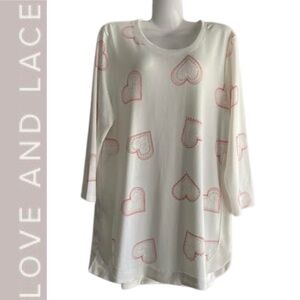 ❤️Valentines Heart Top❤️Love & Lace